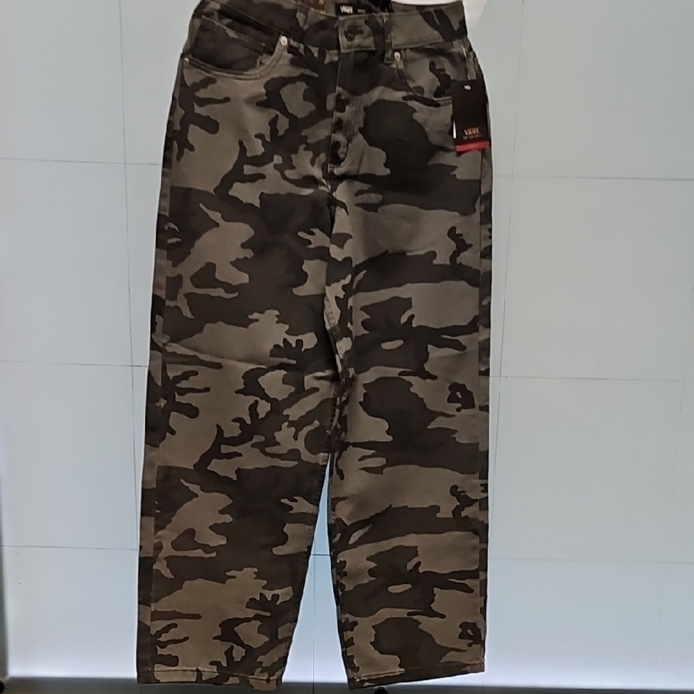 Vans Sirelle Printed Camo Baggy Fit Pants Size 29